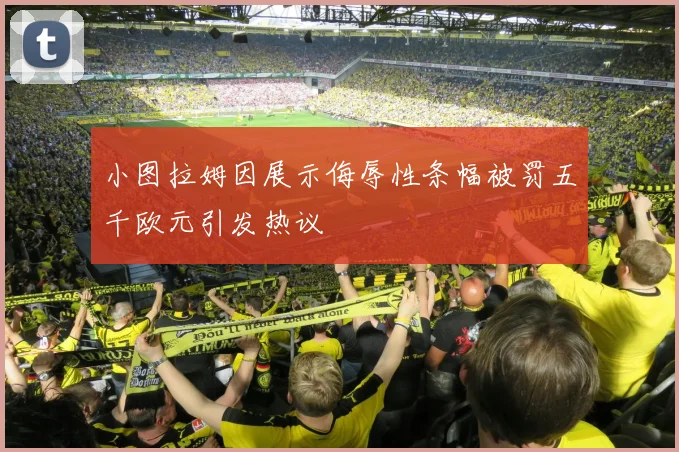 小图拉姆因展示侮辱性条幅被罚五千欧元引发热议